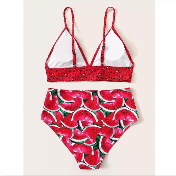 SALE! 🚨 Watermelon High Waisted Bikini Swimsuit - Picture 3 of 8